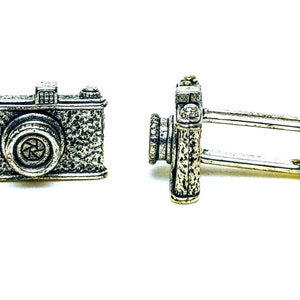 Silver Camera Cuff Links image 1