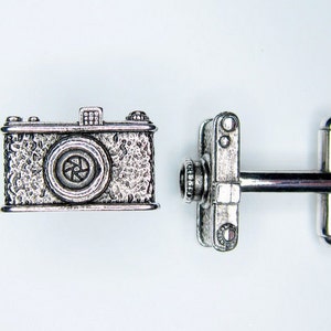 Silver Camera Cuff Links image 2