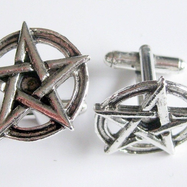 Pentagram Cuff Links