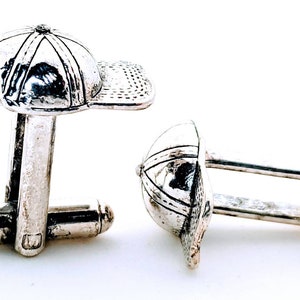 Baseball Hat Cuff Links