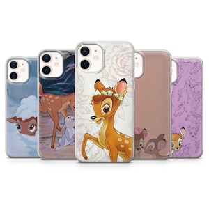 Bambi Phone Case Thumper Deer cover for iPhone 16E, Pro, 15, 14, 13, 12, Samsung S25, S23FE, A56, A16, Pixel 9Pro, 9a, 8A