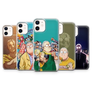 Capa de celular Taro Sakamoto Days Sakamoto para iPhone 16E, Pro, 15, 14, 13, 12, Samsung S25, S23FE, A56, A16, Pixel 9Pro, 9a, 8A