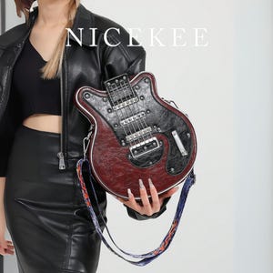 【GLAY】ギターボディ型ショルダーバッグ Guitar shaped crossbody bag - Etsy 日本