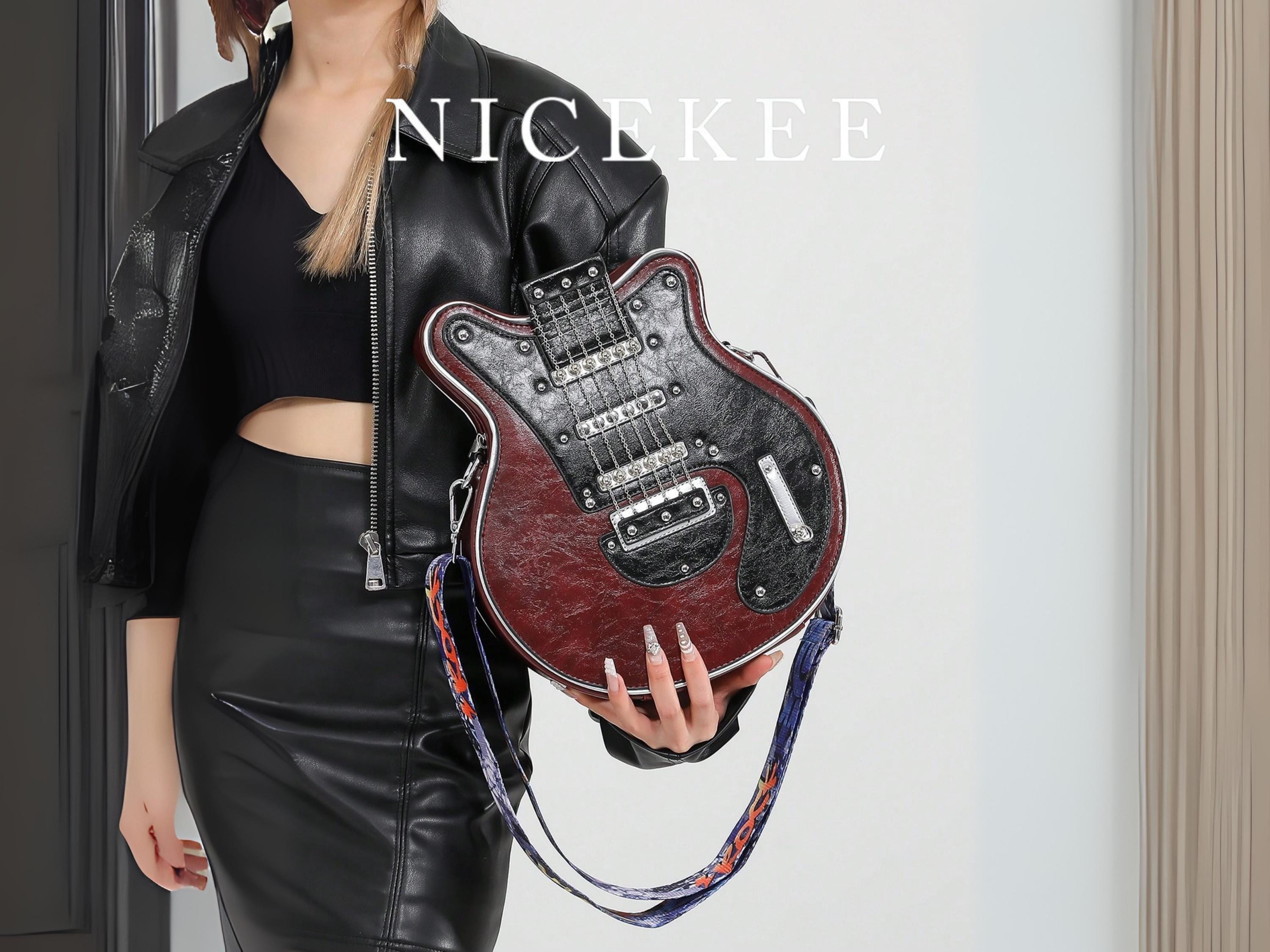 Guitar shaped crossbody bag - Etsy 日本