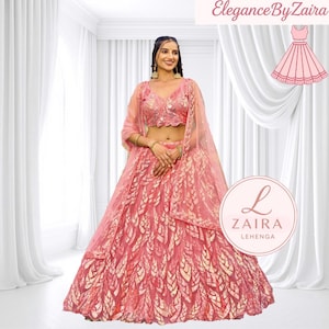Lehenga Set for Women | Indian Wedding Guest Outfit | Custom Made Designer Party Wear Ghagra Sangeet Mehndi Haldi Reception Lengha