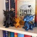 Three Dragons Bookshelf Decor | Fourth Wing Inspired | Bookish 3D print | Dragons Bookshelf Decor | Romantasy Gift | Basgiath Dragons product logo
