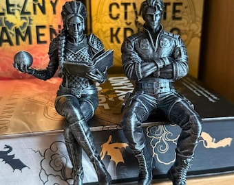 Violet & Xaden Bookshelf Buddies | Fourth Wing Inspired 3D Print