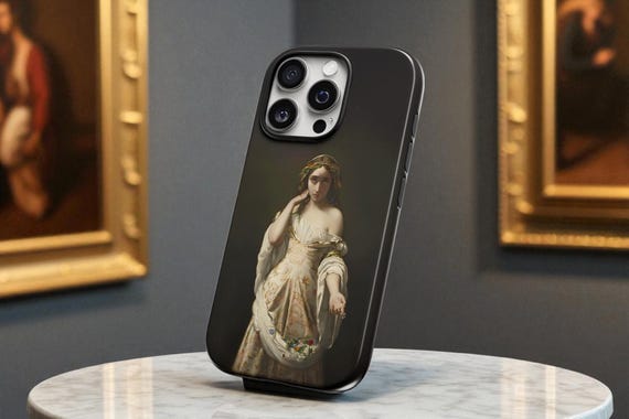iPhone Case, Ophelia Art Print, Charles Jalabert Painting, Shakespeare Inspired, Literary Art Gift