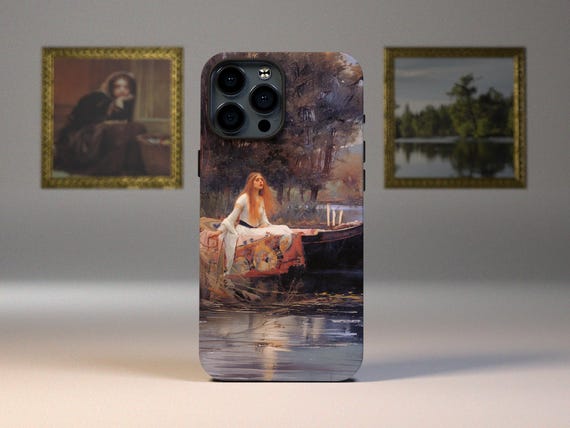 Art Phone Case, Lady of Shalott iPhone Case, Magnetic Tough Case, Tough Protective Cover, Literary Artwork Gift