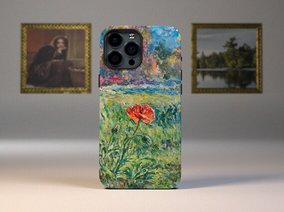Artistic Magnetic Phone Case, Floral Art Case, Unique Phone Accessory, Gift for Her, Custom Design Phone Cover