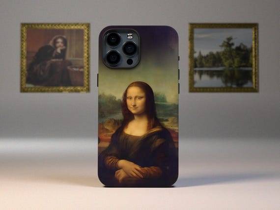 Mona Lisa Magnetic Phone Case | Artistic Tough Case, Unique Cell Cover, Custom Gift, Art Lover Accessory, Creative Tech Essentials