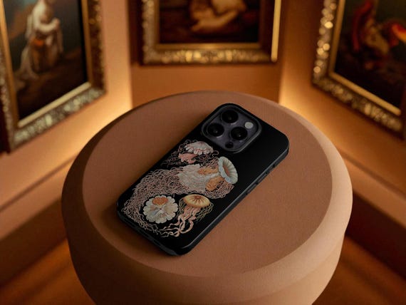 Artistic Jellyfish Magnetic Tough Cases | Unique Phone Protection, Ocean Lovers Gift, Stylish Case, Sea Life Decor, Nature Theme