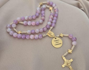 Rosario personalizado - Regalo de Primera Comunión, Centro de mesa del cáliz