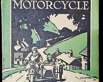 Manuale di motociclette del 1920 Arte di guidare una motocicletta