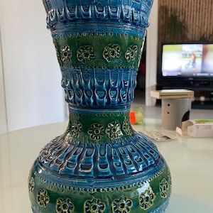ALDO LONDI vintage glazed ceramic vase
