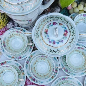 porcelain tea and coffee service