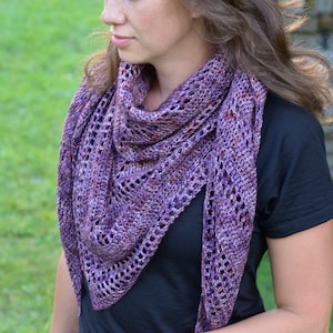 HÄKELMUSTER / einfach Häkelschal Muster / Häkelmuster Wrap / Frauen häkeln Schal / Schal Muster / The Hideaway Schal Muster 120