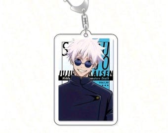 Anime Gojo Satoru Jujutsu Kaisen Keyring Keychain