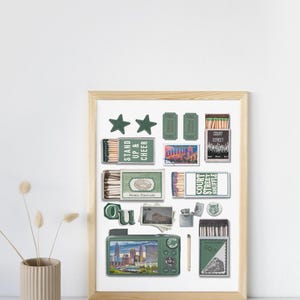 Ohio University Digital Download Scrapbook Wall Art – OU Bobcats College Decor, Court Street Bars Poster, Game Day Printable for Students