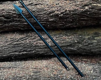 Handmade Black Steel Spear | Decorative Medieval Spear | Collectible Polearm | Viking Style Display