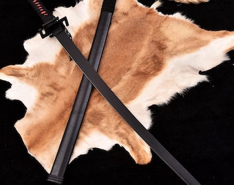 手鍛造黒刀：28～30インチ炭素鋼、サムライスタイル - Etsy 日本