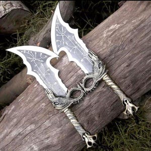 Handmade Metal Blades of Chaos Replica: God of War Twin Swords