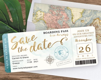 Save The Date Destination Wedding Etsy