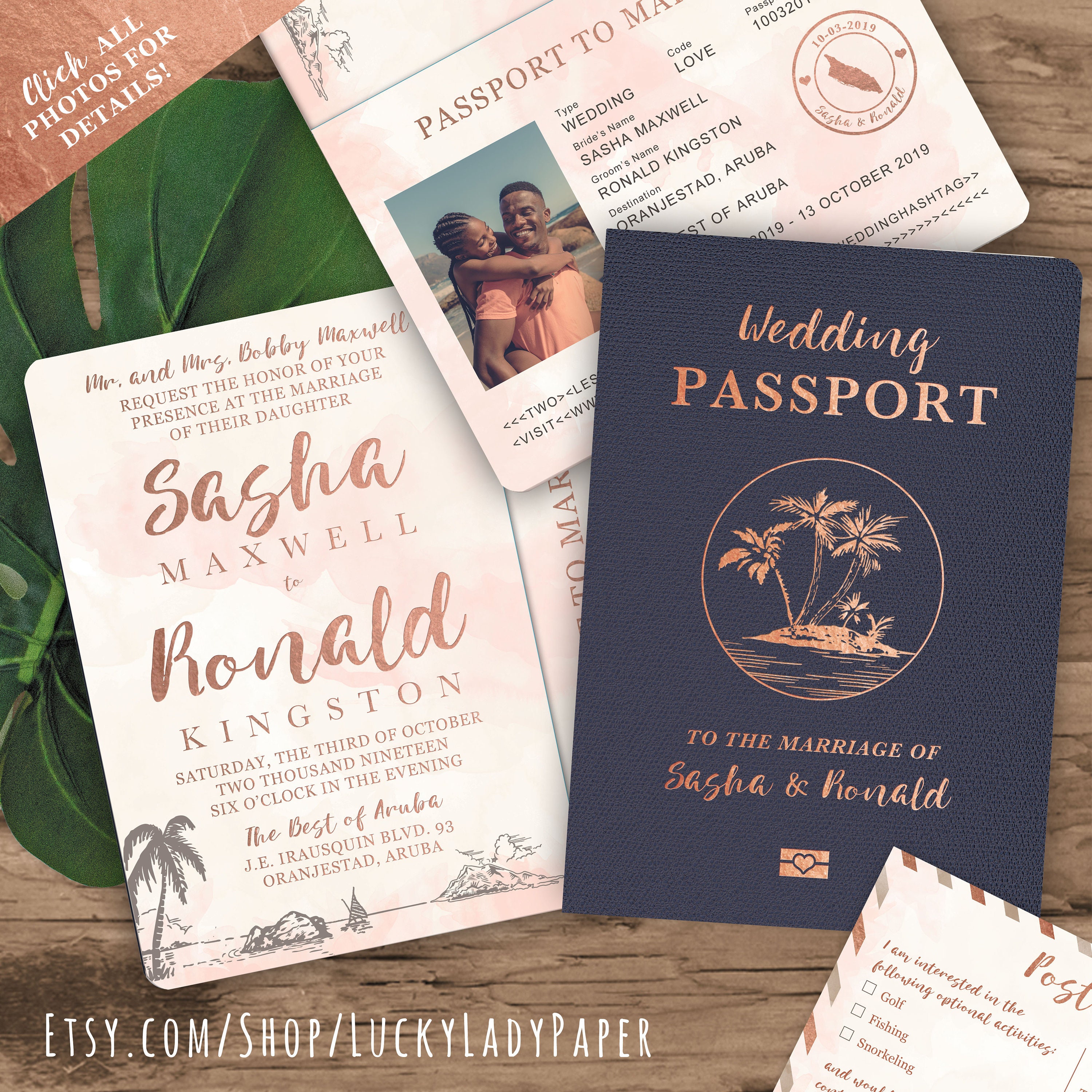 destination wedding save the date