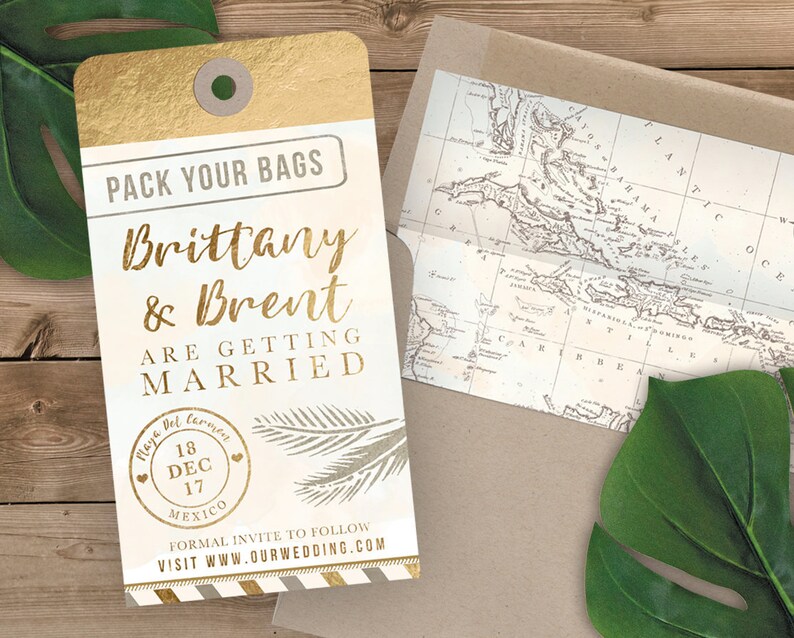 luggage tag save the