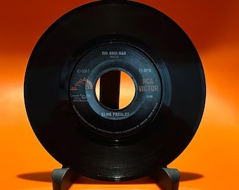 Vintage Elvis 45 RPM Vinyl - Big Boss Man - 1960’s Rock and Roll