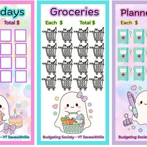 Geisterhafte Mini-Spar-Herausforderungen – Digitaler Download – Druckbare PDF-Datei