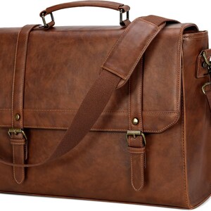 Leather Laptop Bag, Leather Crossbody Messenger Bag, Briefcase for Laptop, Large Leather Bag, Handmade Leather Bag, Leather Work Bag Gift