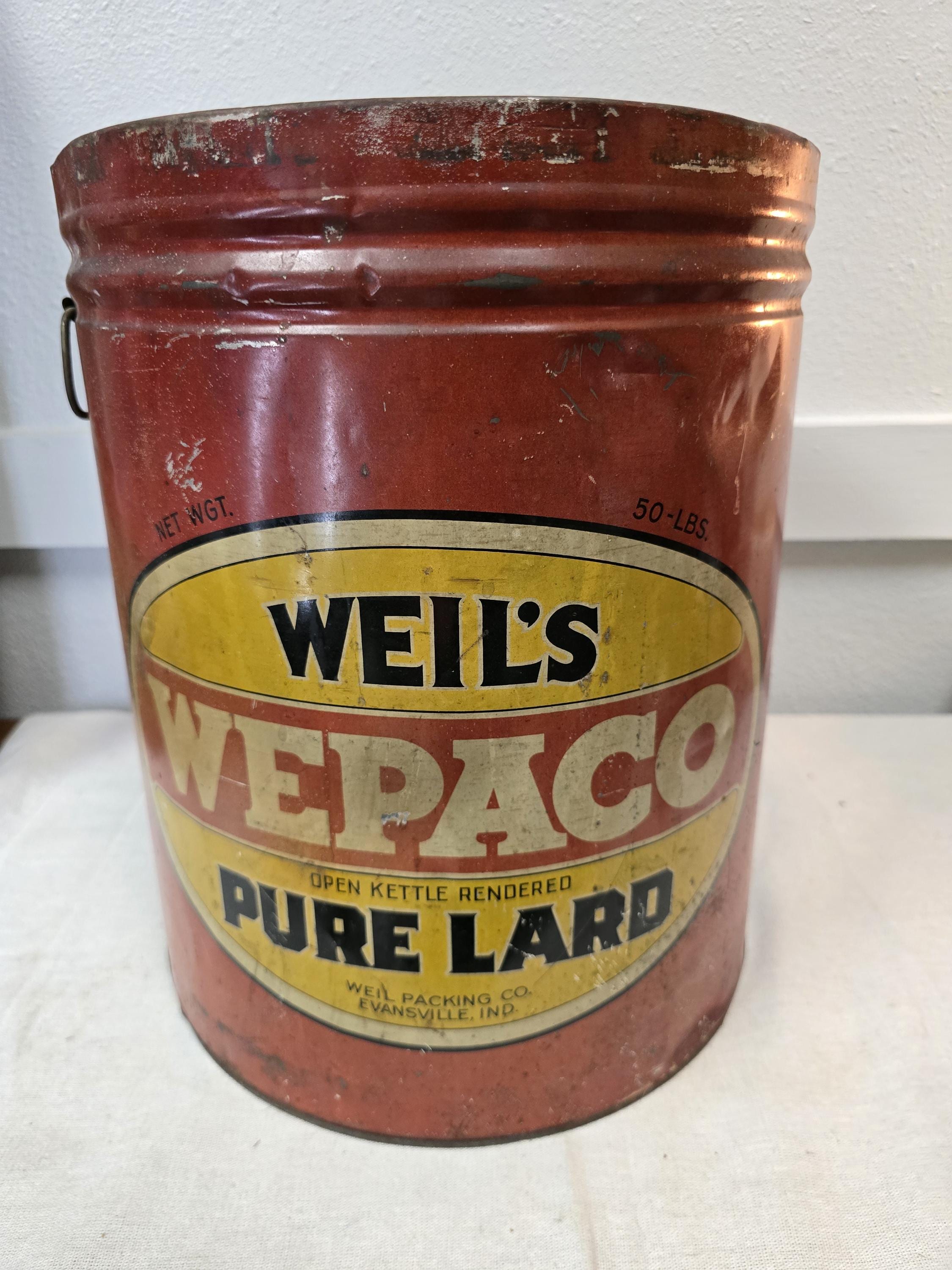 Pure Lard Cans - Etsy