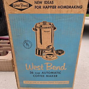 Vintage West Bend 26 Cup Automatic Coffee Maker