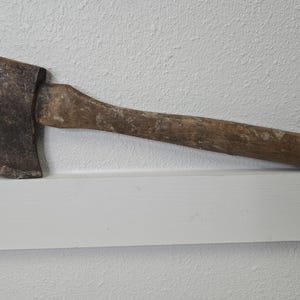 Antique WWI US Army M1910 Hatchet Axe, Entrenching Axe 15" 1lb 13oz w/ US Marking