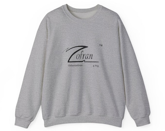 Zofran Logo Crewneck Sweatshirt: Medical Staff Gift