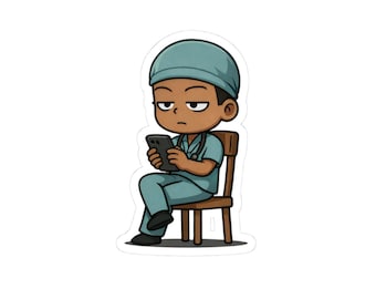 Funny Anesthesia Sticker - Anesthesia Humor Decal for CRNAs, Nurses & OR Staff