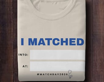 Match Day 2026 Residency Shirt for Medical Students, Physicians