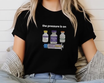 Funny Blood Pressure Nursing T-Shirt, Medical Humor Tee