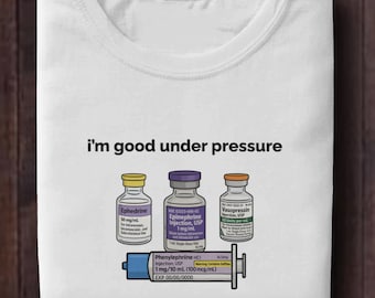 Funny Nursing T-Shirt, Blood Pressure Humor, Healthcare Gift