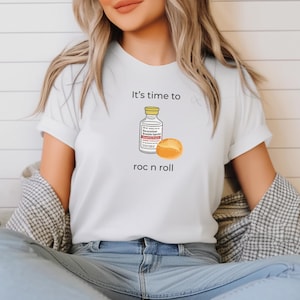 Funny Anesthesia T-Shirt,  Roc n Roll | Anesthesiologist CRNA AA Gift | OR Humor Shirt for Anesthesia Providers, Anesthesiology Pun