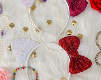 Cute Kitty Headband glitter ears