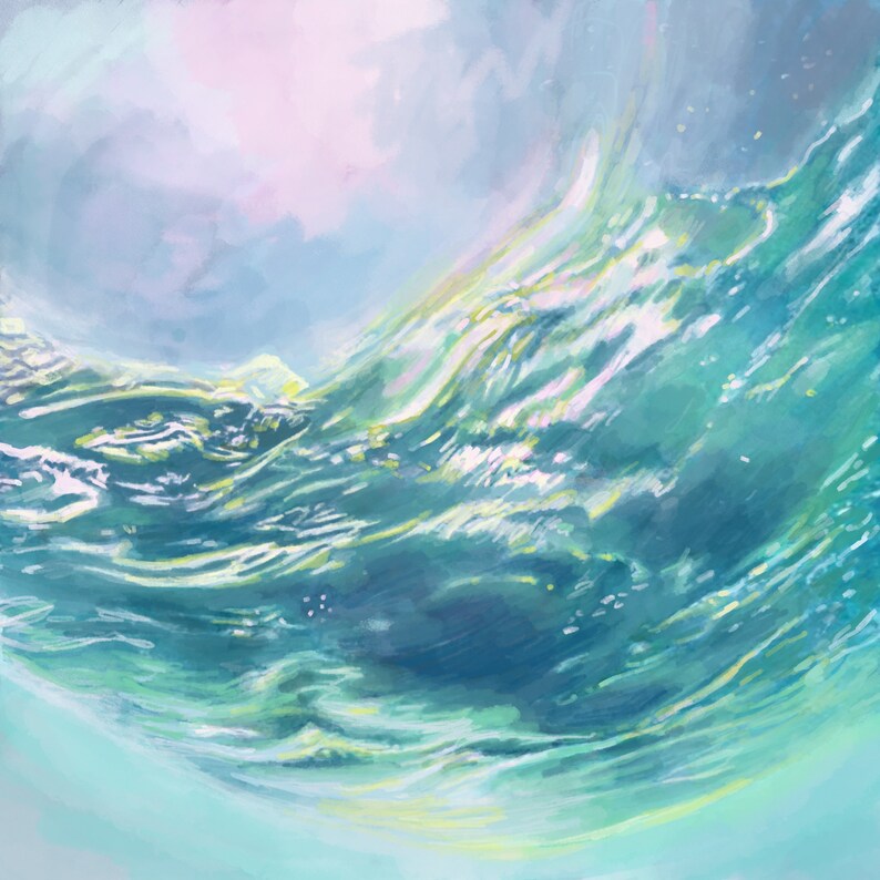 Coastal Home Decor Limited Edition Art Print of Painting Etsy