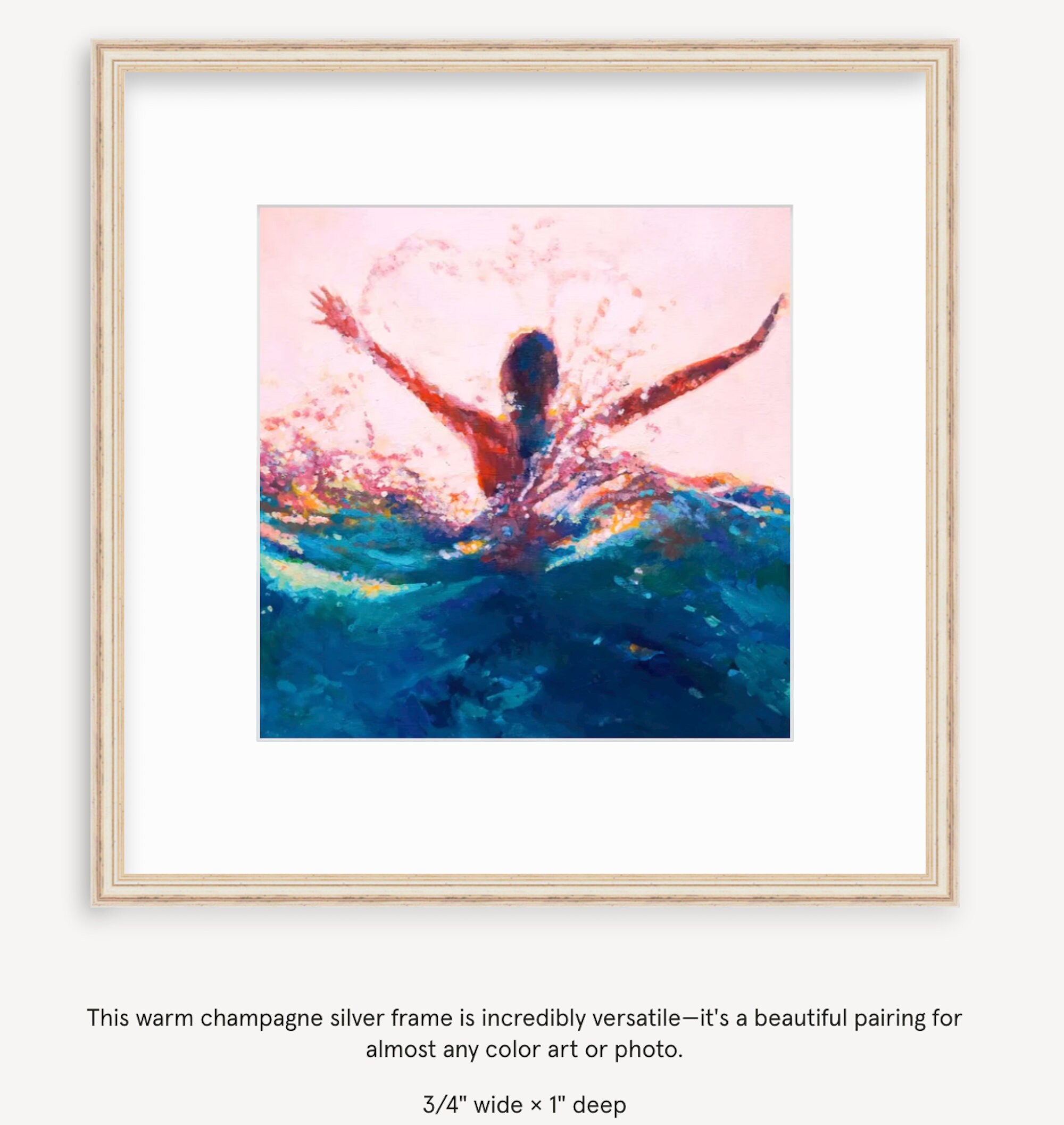 Framed Mermaid Art Print Giclee Art Print Mermaid Painting Etsy