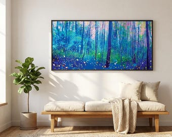 Custom Canvas Art Print with Hand-Painted Details