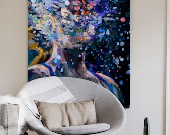 Abstract Woman Art Print: Colorful Figure, Modern Wall Decor