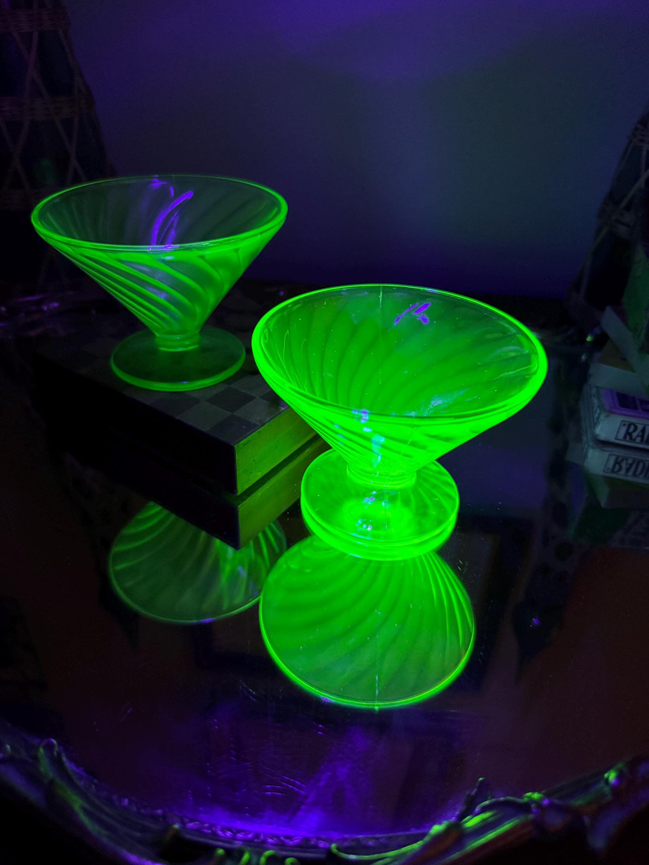 Anchor Hocking Uranium Glassware - Etsy