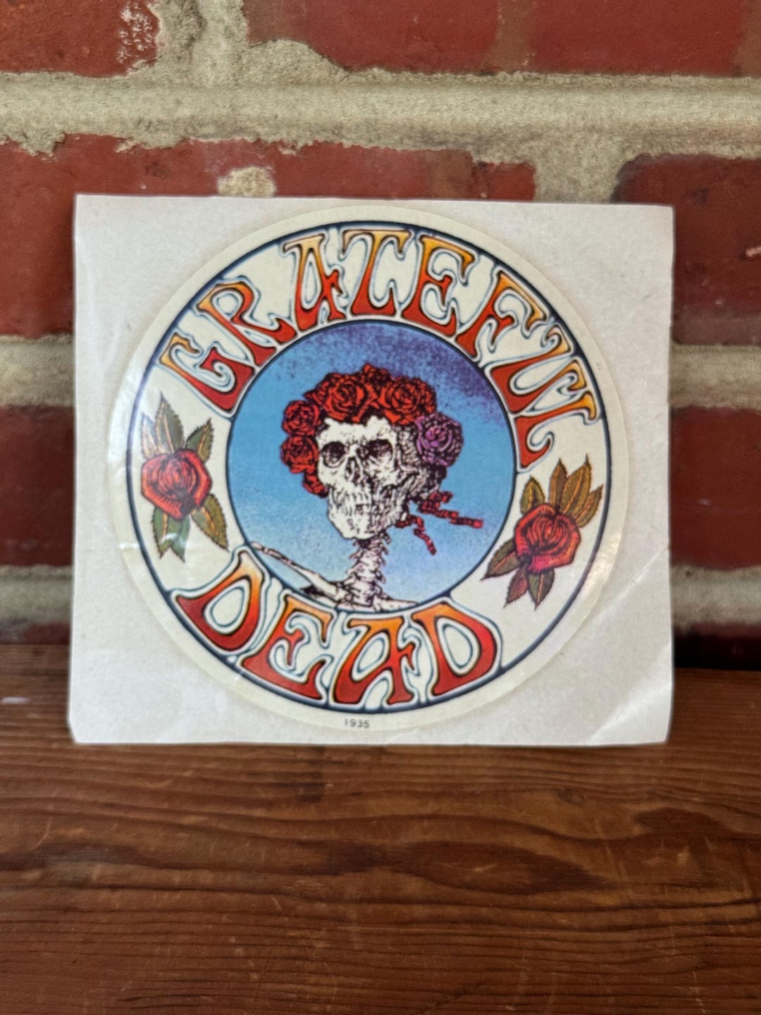 Rare Vintage 1970s Grateful Dead Skull & Roses Sticker | Original ...