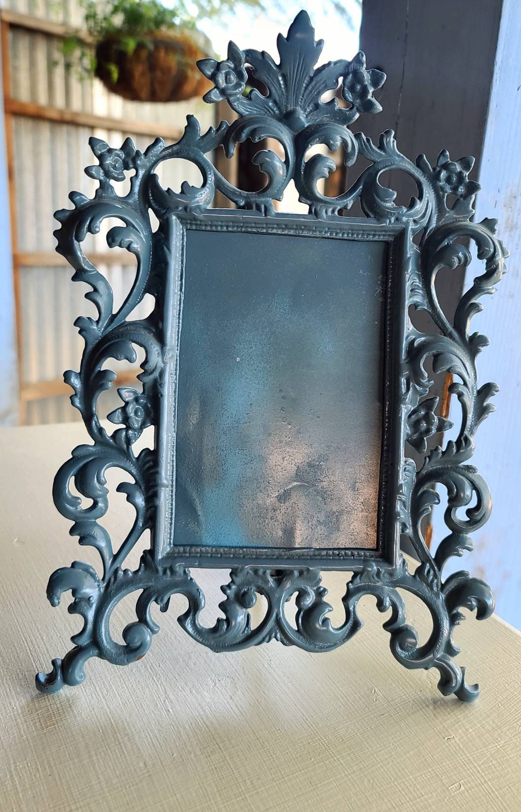 Vintage Wrought Iron Frame Etsy