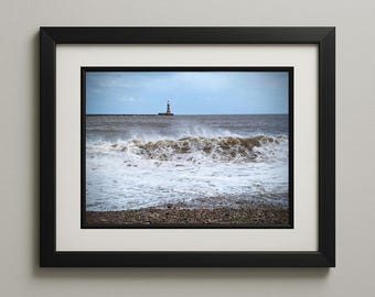 Roker Beach Pier und Leuchtturm